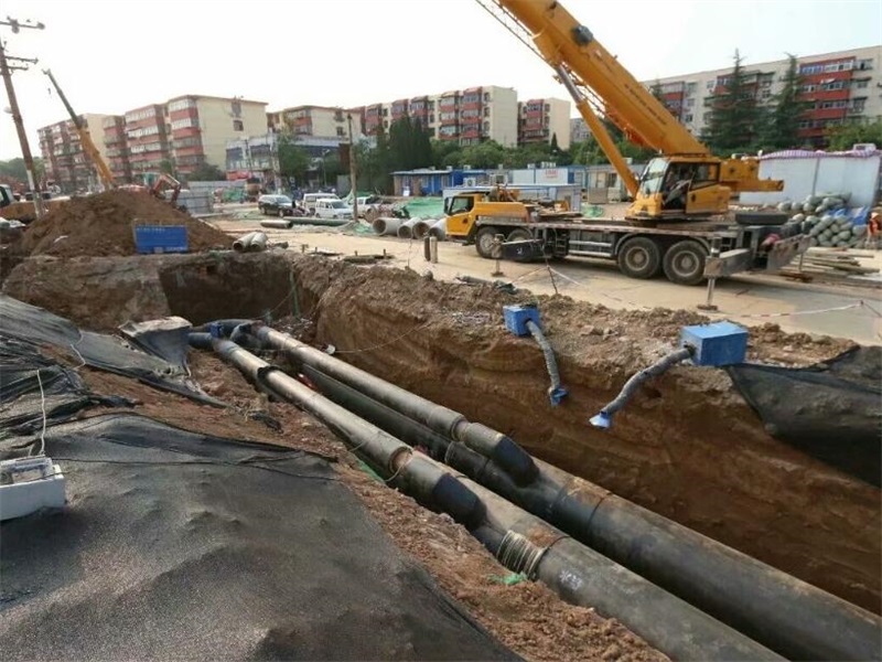九江气体的输送管网